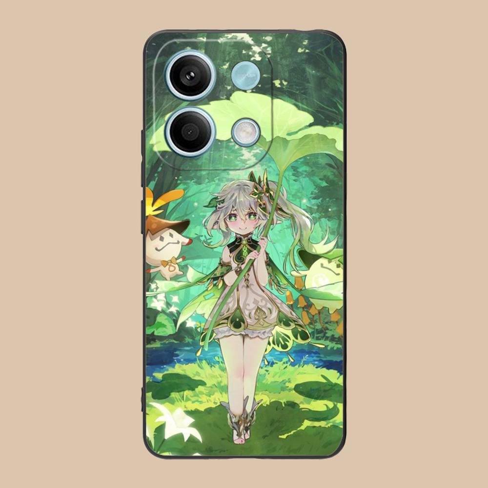 Game GI Nahida Matte TPU Mobile Phone Case for POCO F7 F6 F5 F4 F3 F2 Pro GT C75 C71 C65 C61 C40 Pro Ultra Colorful Cover