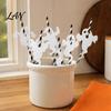 Fun Party Favors for Kids 8Pcs Halloween Ghost Straw Set, Decorative Drinking Straws, Spooky Eco Friendly Straws Picks, Creative Cupcake Toppers,