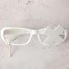 Anime Cosplay Costume Subcultures Crucifix Glasses Frame Funny Novelty Eyewear Gothic Crosses Glasses Frame White