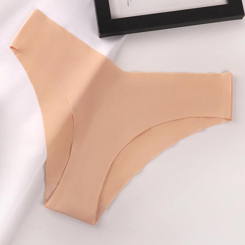 European and American Leopard Print Seamless Ice Silk Quick-Drying Women's Comfortable Panties