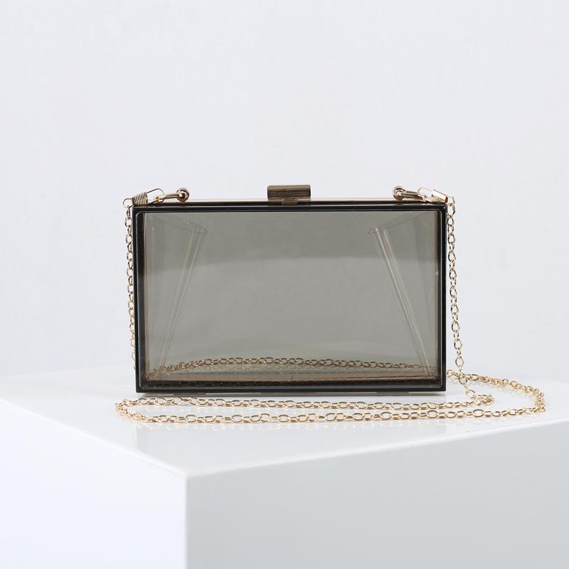 White Square Bag Small Luxury Brand Messenger Wedding Clutches Purses and Handbags Acrylic Crossbody Designer Bags Wholesale