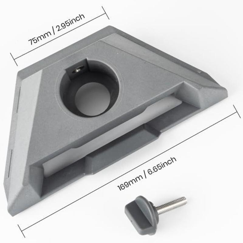 Replacement Mounting Base PC Bracket with Snap In Style, Small Size Installation Adapter for Stable Positioning In Narrow Repair Spaces