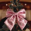 Large Sparkly Pink Bow for Christmas Tree Topper Red Silver Glitter Sequin Bowknot for Xmas Trees Wreaths Garlands Doors Windows 7