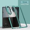 Slim Electroplated Clear Case for Samsung Galaxy Z Fold 7 6 5 4 3 Fashion Design with Hinge Shockproof Full Protection Cover