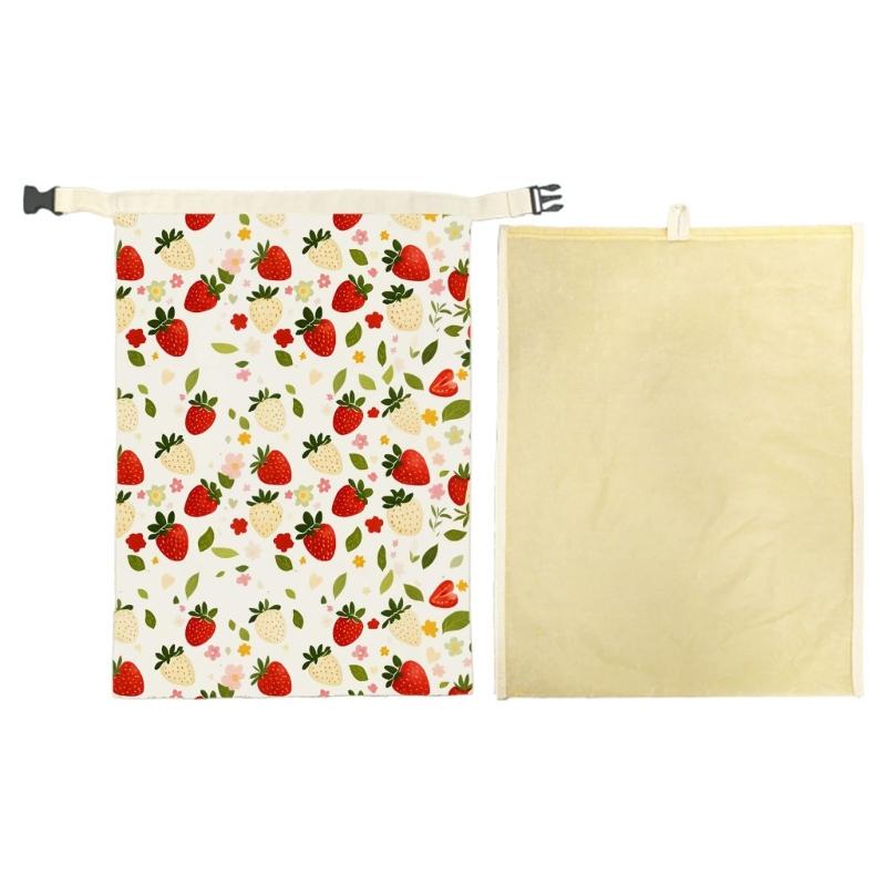 Two Piece Organic Cotton Bread Preservation System Natural Cotton Properties And Reinforced Closure