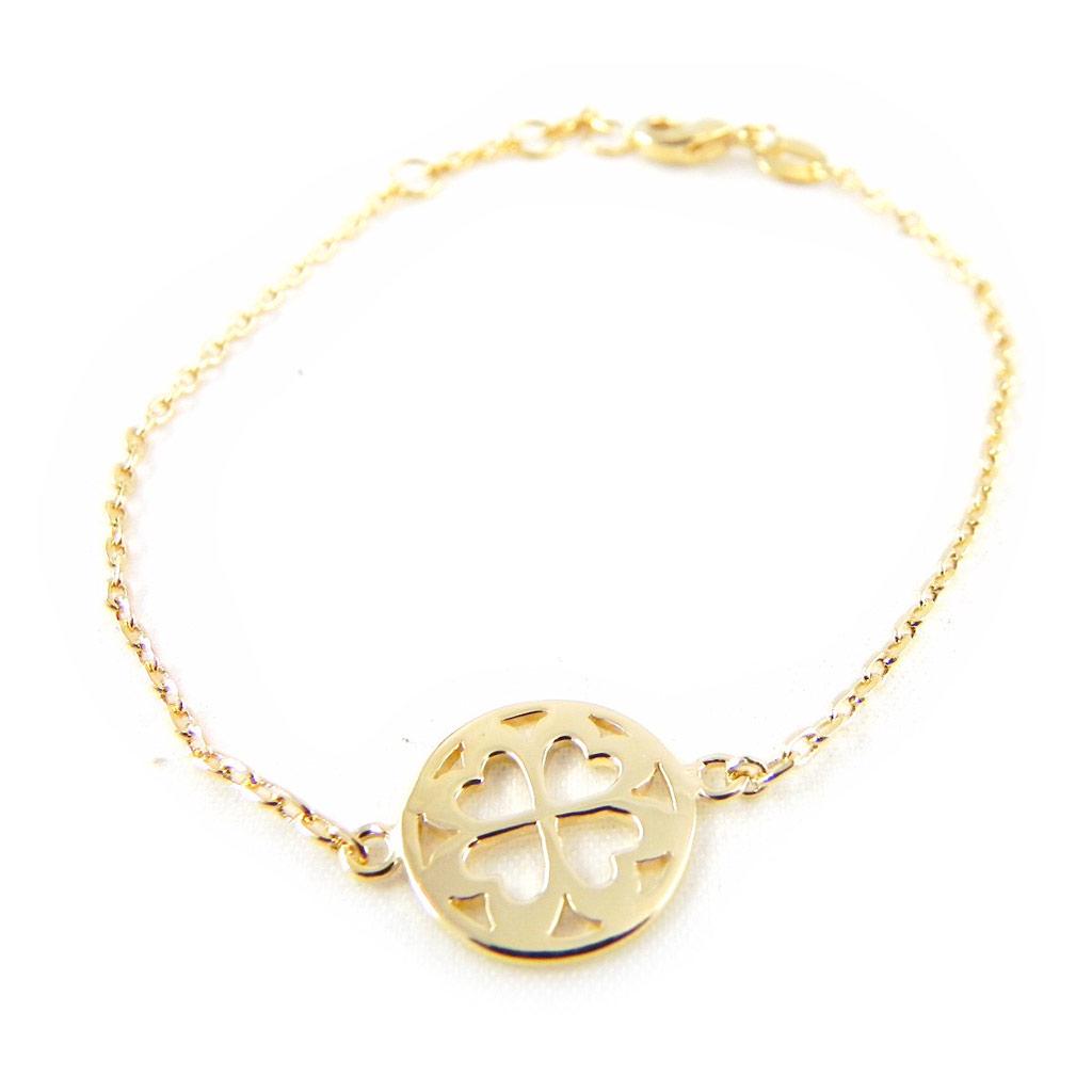 

Les Trésors De Lily [H5522] - Позолоченный браслет «Клевер»