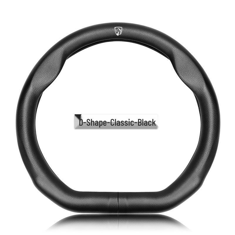 Genuine Leather Steering Wheel Cover for Baojun 730, 510, 530, 310W, 360, 560, 630
