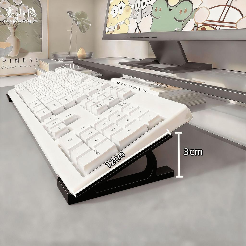 Keyboard Stand, Black, 1 Pair, Computer Keyboard Lift Stand for Desk and
