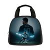 M-Messi School Handbag Insulated Lunch Bag Football Star Student Bento Food Container Bags Reusable Thermal Cooler Lunch Box