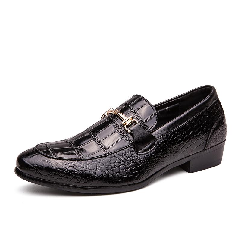 Fashion Luxury Designer Brand Mens Business Leather Korean Casual Office Formal Oxford Loafers Moccasin Wedding Dress Male Shoes for Men