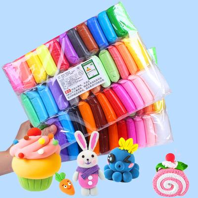 36 Colors Air Dry Clay Ultra Light Magic Modeling Clay with Tools Plasticine DIY Play Dough Sets Toys