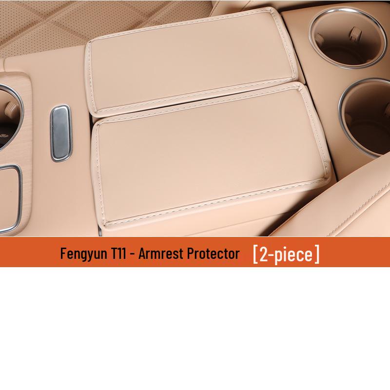 Кожаная накладка-подлокотник Chery Fengyun T11 для защиты и декора салона автомобиля