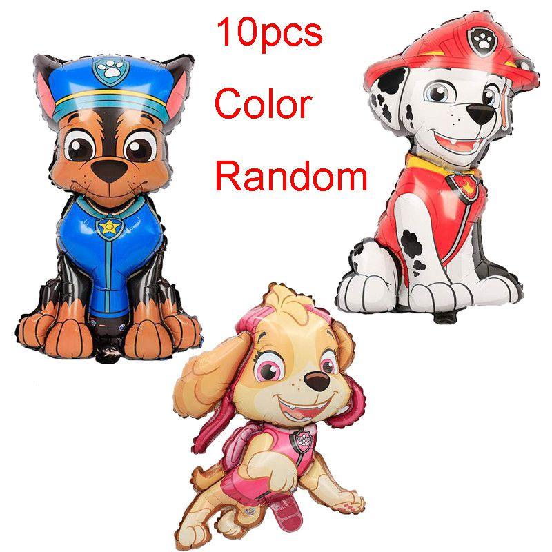 Lebhaftes Paw-Ballon-Set mit Marshall, Chase und Skye für unvergessliche Geburtstagsfeiern