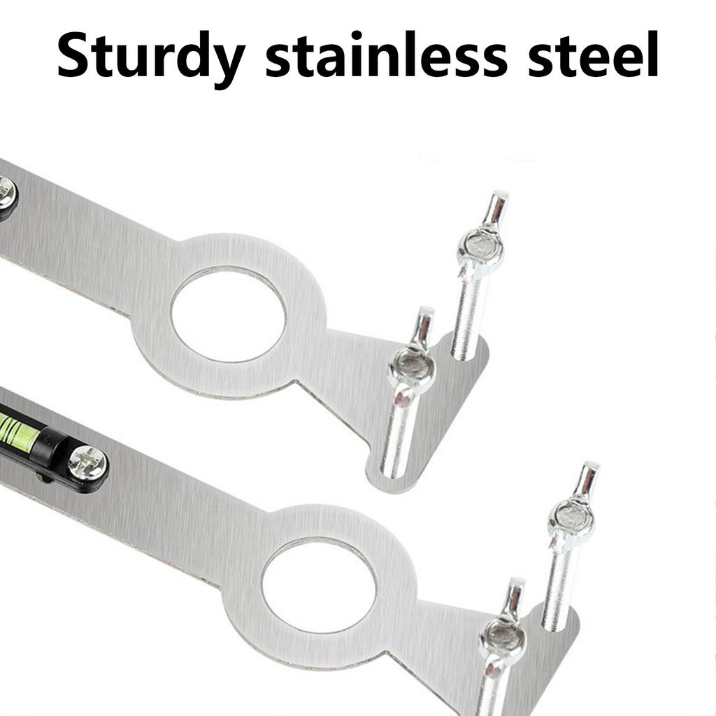 Multifunctional Bathroom Plumbing Install Tool With Level Self Leveling Gauges For Shower Fittings for Bathroom Kitchen