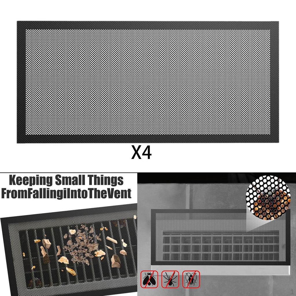 Floor Air Outlet Cover Ventilation Grille Made of Sturdy PVC Material And Mesh for Living