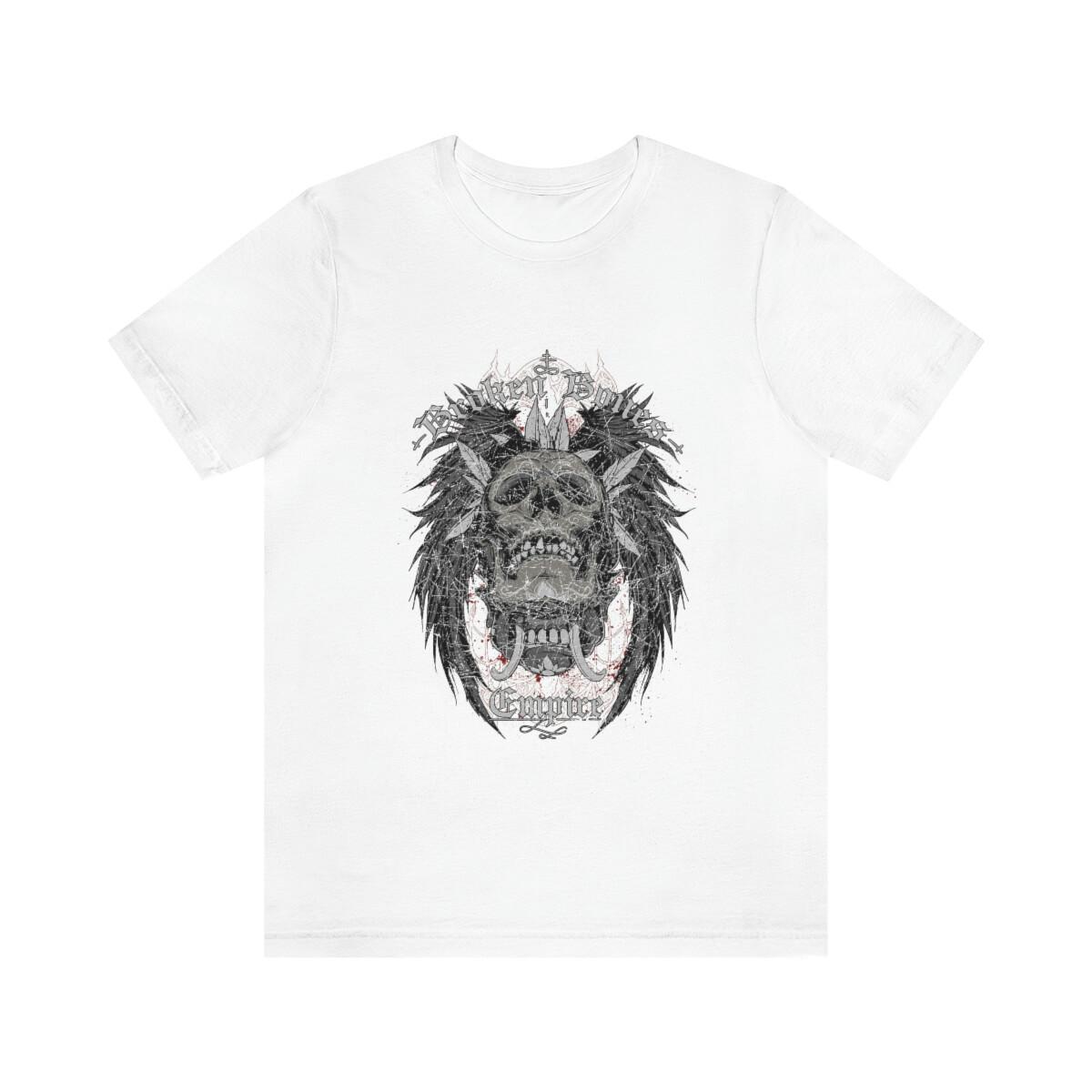 Broken Bones Empire T-shirt, Skeleton Skull T-shirt, Motorcycle Rider Shirt S разноцветный