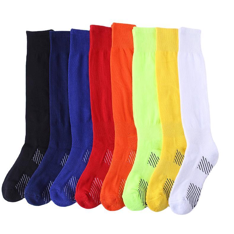 Children's Long Sports Socks: Thick Terry, Breathable, Sweat-Absorbent, Non-Slip, Wear-Resistant Football Socks