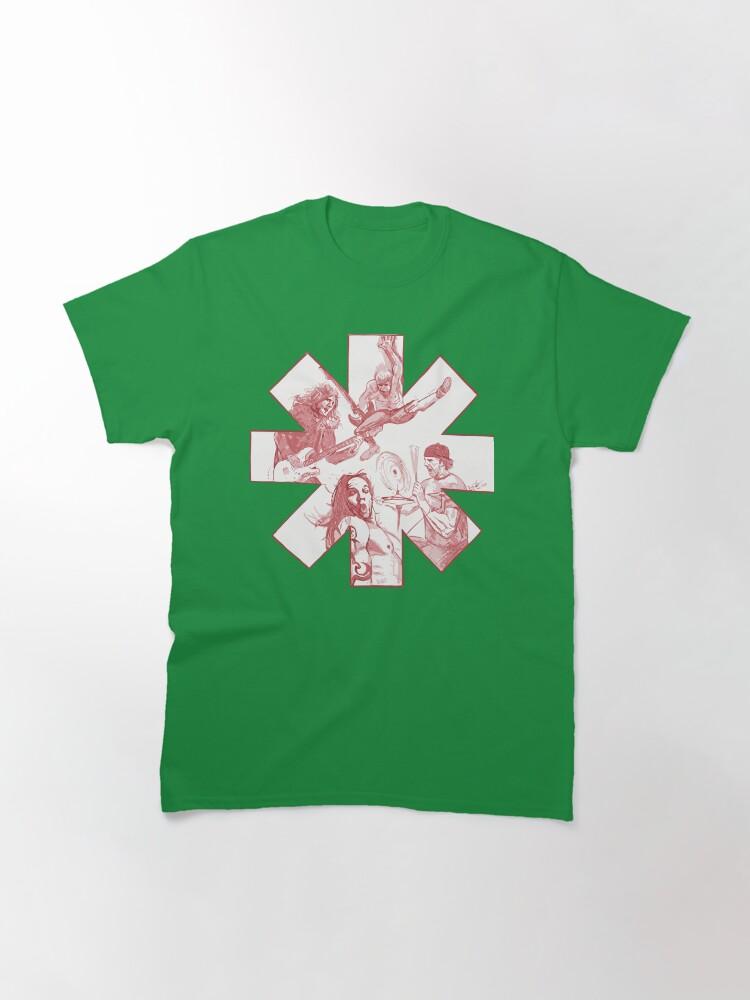Red Hot Chili Peppers All Member One Face Classic T-Shirt