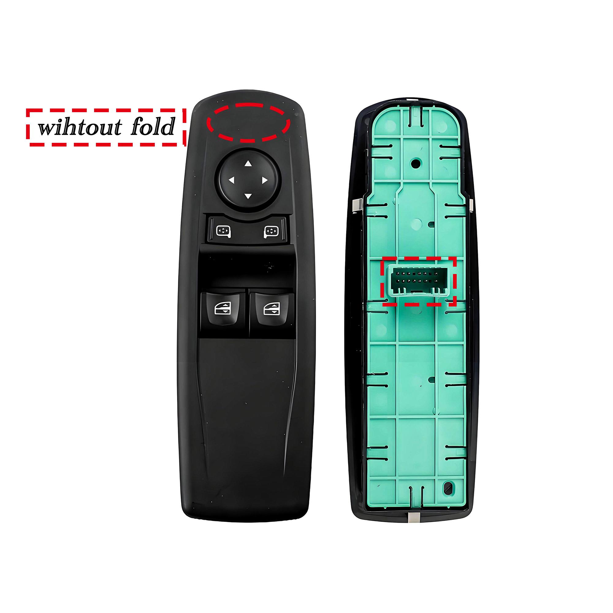 

809610004R For Renault Megane III Coupe 2008-2012, DRIVERS Master Power Window Control Switch Glass Lifter Button 809610004R