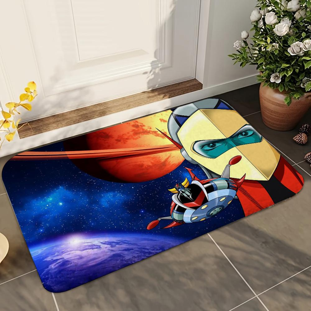 1pc G-Goldorak G-Grendizer UFO Robot G-Goldrake Mats Anti-Slip Mats Home Decor Supplies Carpets Home Kitchen Floor Mats