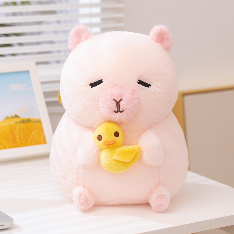 Coin Persimmon Gold Duck Capybara Plush Toy Animal Stuffed Doll Decorations