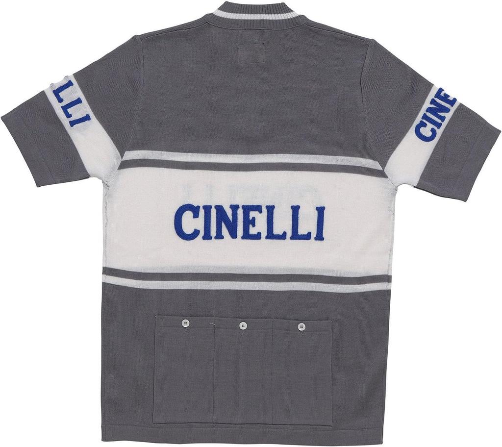 Cinelli X De Marchi Collaboration Wool 499MCCNI20141 S/S Jersey, Medium,