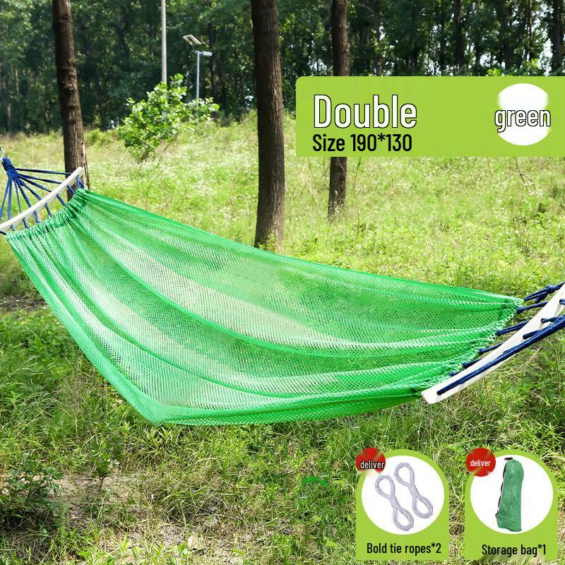 OLOEY Outdoor Camping Ice Silk Hammock