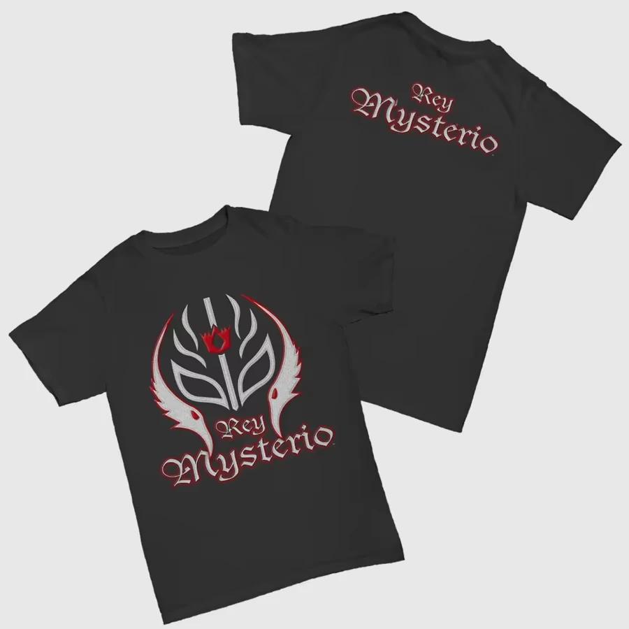 2025 New Man of Mystery Rey Mysterio Wrestling T-shirt Short Sleeve Cotton Base Top Men Women Loose Comfortable Round Neck Tops