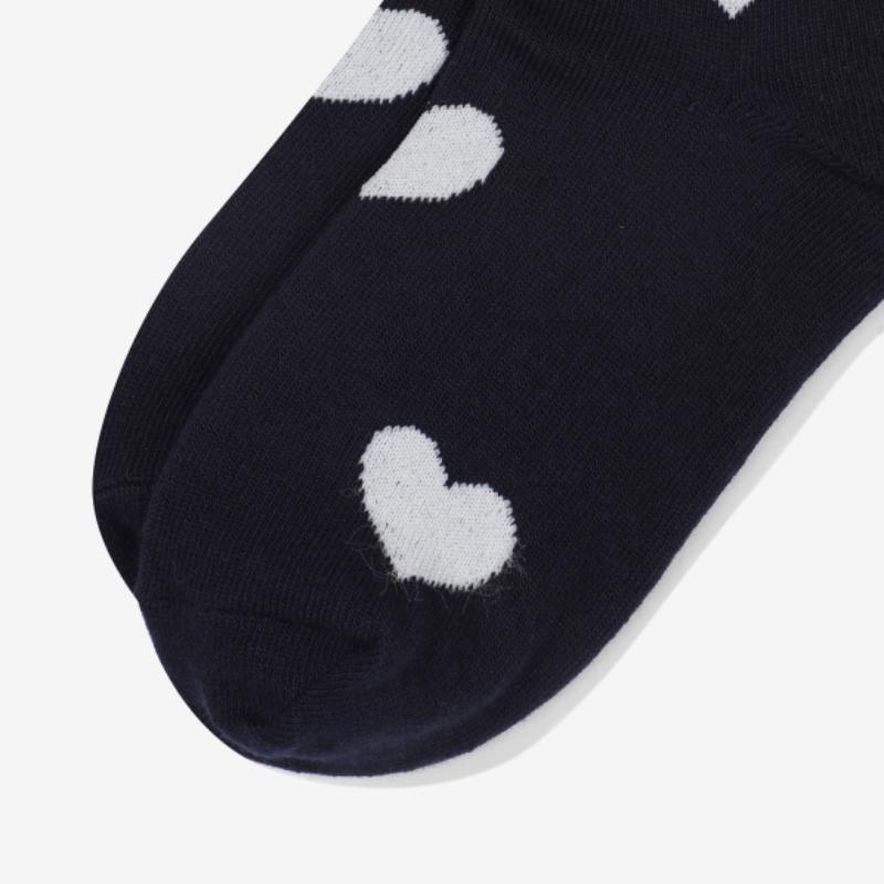 [fila Kids] All Over Heart Pattern Long Neck Socks  Fk3scf5356f Did  q0zFk3scf5356fDid