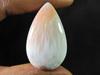 60Cts. Pink Scolocite Pear Healing Crystal Cabochon Loose Gemstone 28X45MM SK-2455