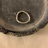 Super Fairy Silver Flake Elastic Beaded Pearl Ring for Women: Handmade, Versatile, Stackable, Creative Daily Wear Index Finger Ring.