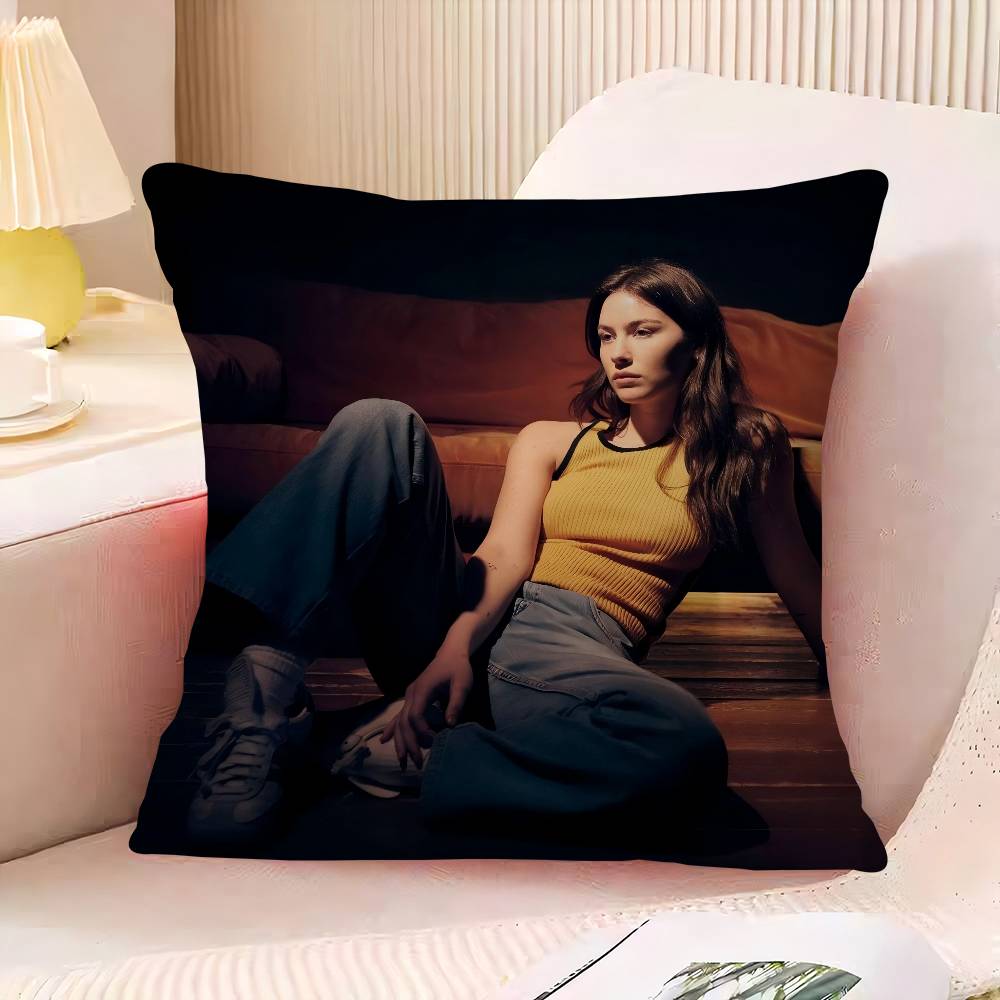 G-Gracie A-Abrams Pillow Case Square Cushion Cover Soft Plush Throw Pillowcase Living Room Sofa Bedroom Home Room Bed Car Decor
