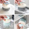 Dish Scrub Brush Ergonomic Grip Palm Brush Cleaning Dish Scrubber With Stiff Bristles For Sink Pots Pans Stove Cleaning Tool