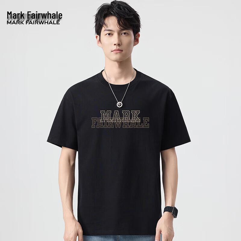 Mark Fairwhale Men's Summer Letter Print Casual T-Shirt