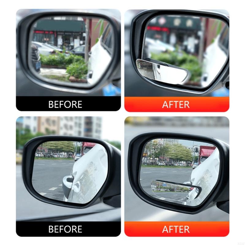 2025 New Frameless Vehicle Mirror 360 Rotation Quick Mount Blind Spots for Blind Spots