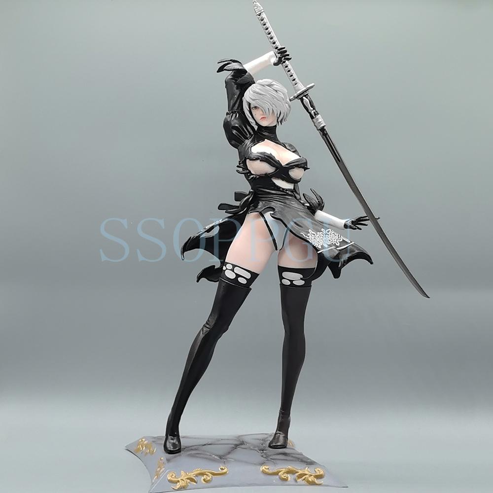 33CM NieR: Automata Figure Yorha No. 2 Type B 2B GSC Animation Girl POLYVINYL CHLORIDE Action Figure Plaything GK Game Statue Adult Collector