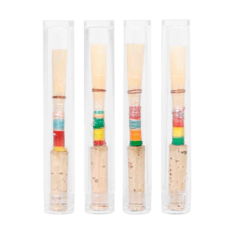 

Pack of 4 Medium Soft Oboe Reed Set Soft Oboe Reed Offering Excellent Sound Quality For Student and Beginner Musicians 1