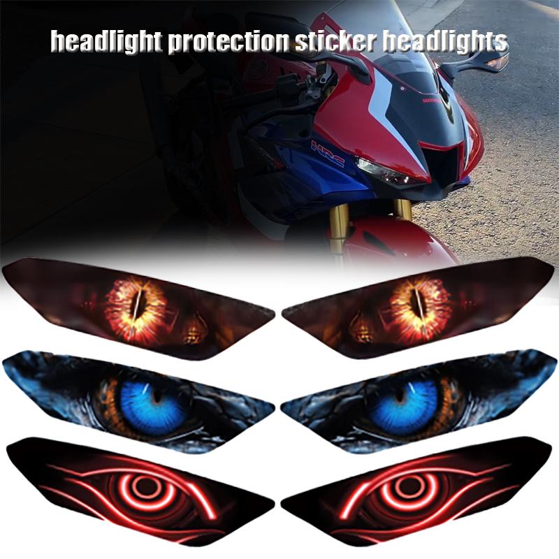 For HONDA CBR1000RR-R CBR1000RR CBR1000 RR Motorcycle Accessories Headlight Protection Sticker Headlights Eye Body Sticker