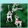 Elegant Christmas Tree Pendant Set With Shimmering Reindeer And Snowflake Baubles