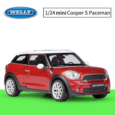Maßstab 1:24 Welly MINI Kupfer S Paceman Legierung Automodell Druckguss Metall Spielzeugfahrzeuge Automodell Hohe Simulation Sammlung Kindergeschenke