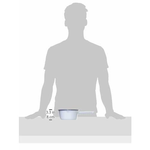 POSH LIVING Casserole en émail, Grande, Bleue, 540WL