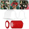 10 Pcs Christmas Tree Decoration Hanging Tags Blank Decorative Sign for
