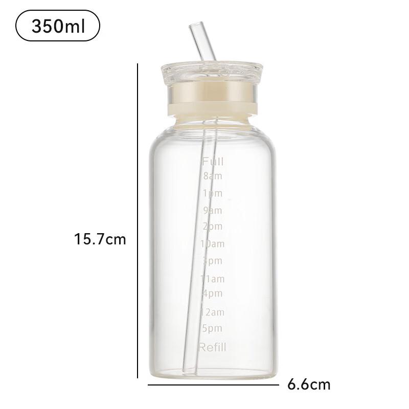 

Shangqi Graduated Glass Straw Travel Mugs (6-Pack)