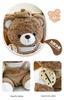 Painter Series Teddy Bear & Rabbit Plush Toy - Cute Doll Gift for Girls' Birthdays