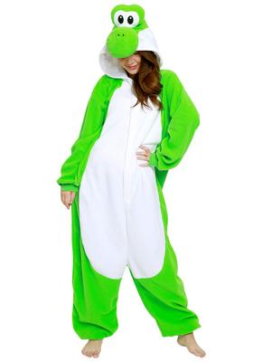 SAZAC Polár Kigurumi Super Mario Yoshi BAN-060 Egy Méret Mindenkire Jó (Felnőtt)