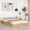 VidaXL Bed Frames Without Mattress 120x190 Cm Solid Oak Wood 3324130