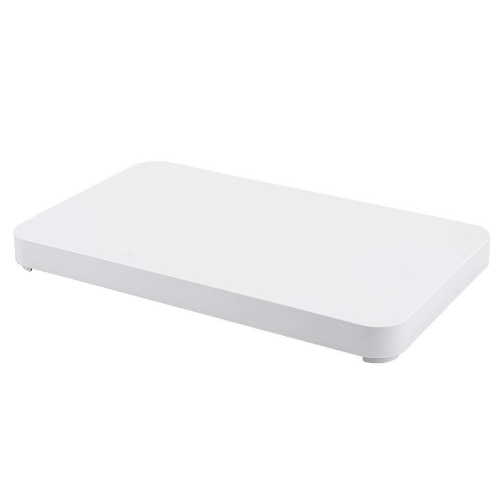 Yamazaki Tower Tabletop Draining Tray with Square W42 X D25 X 2528, Lid, (Lid Only), White, Approx. H3.8cm