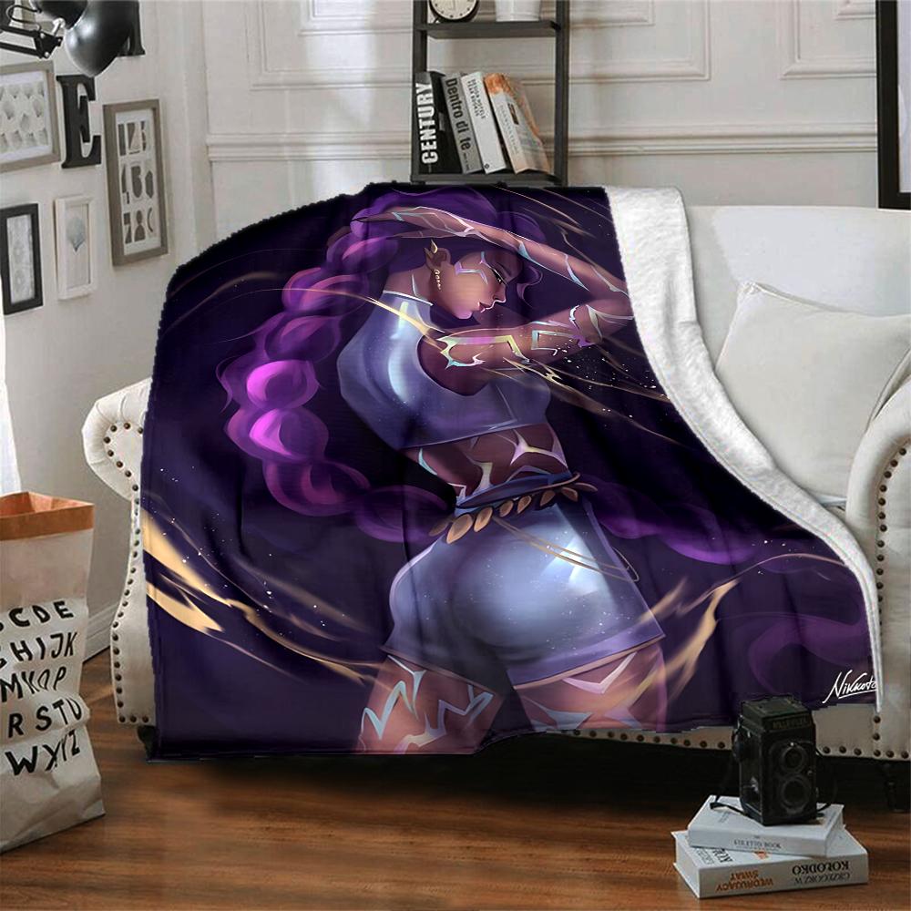 1Pc Fantasy Anime Character Blanket For Couch Bed Plush Cozy Fuzzy Blanket Super Soft Warm Blankets For Fall And Winter 0918201