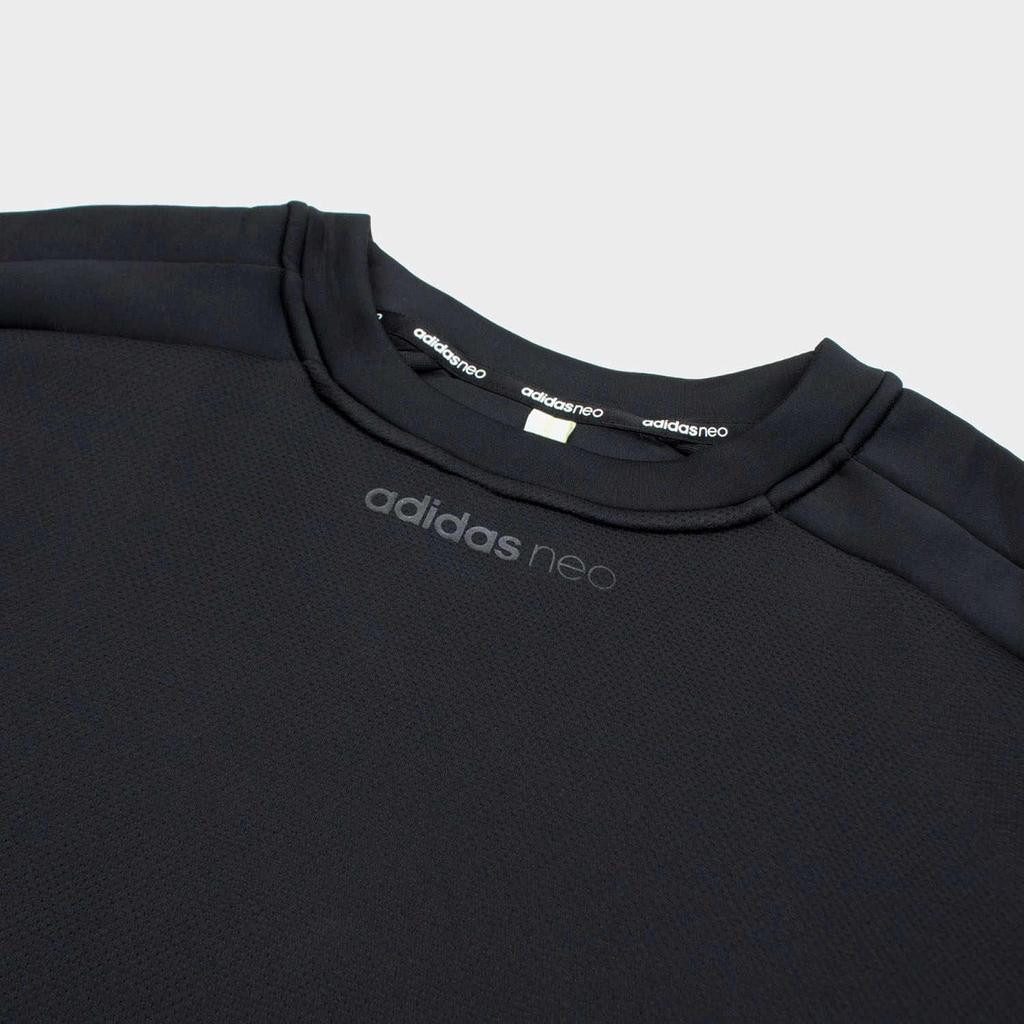 Adidas Neo Solid Color Sports Casual Long Sleeve Hoodie Women hoodies Black CD4083