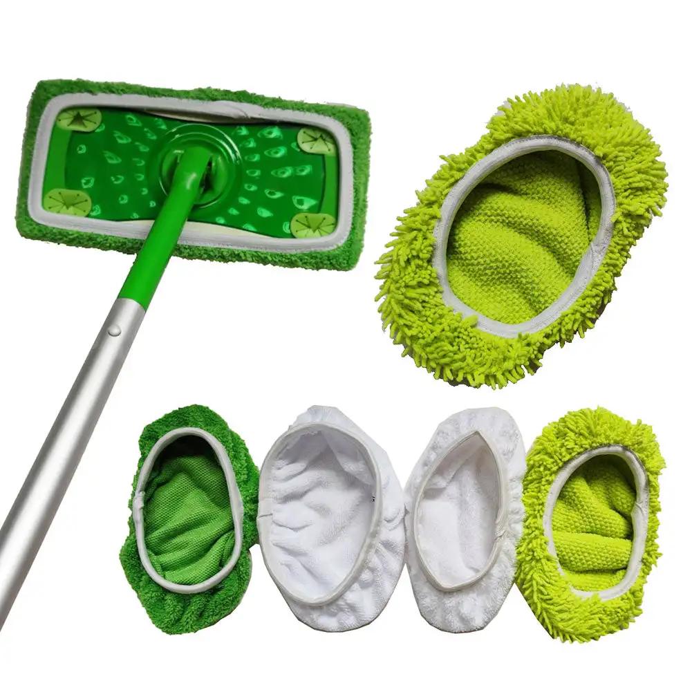Nützliche Mikrofaser-Mopppads Kompatibel für Swiffer Sweeper Mopp Trockenwischtuch Waschbares Nassmopptuch zur Bodenreinigung